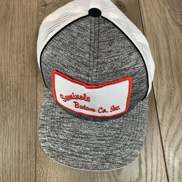 Seminole Butane Co Hat Mesh Gray/White Snapback - Picture 5 of 9